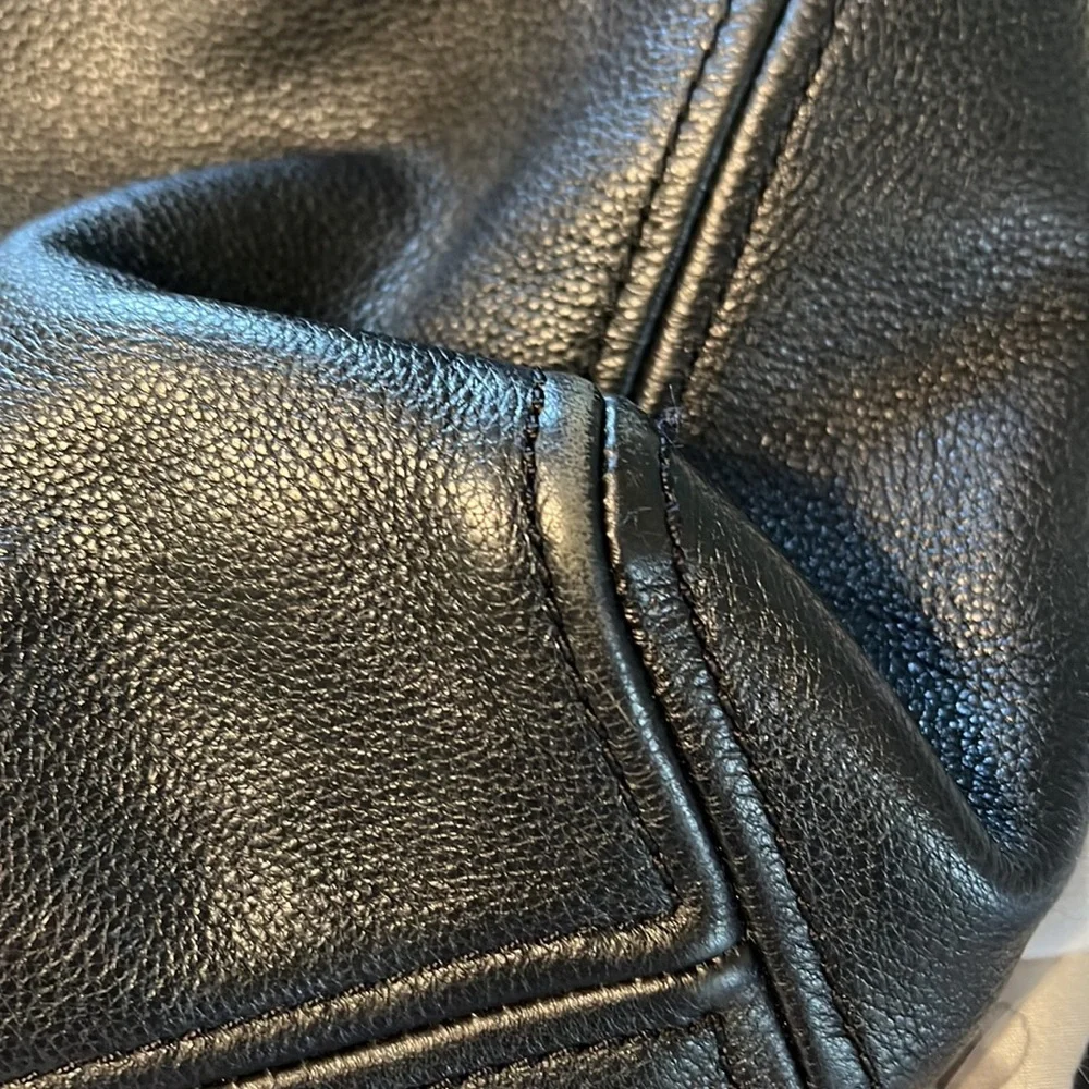 Michael Kors Black Leather Hobo Bag